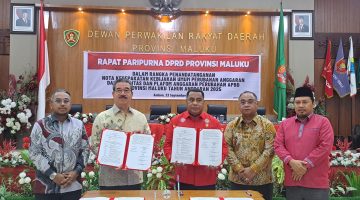 Gubernur dan Ketua DPRD Maluku Sepakati  APBDP 2025