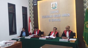 PN Ambon Serempak Sidangkan Empat Perkara di Saparua