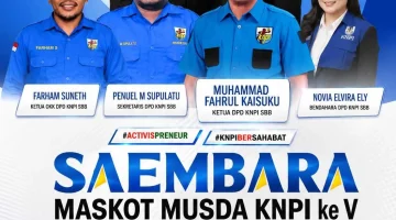 Saembara Maskot Musda KNPI V Resmi Dibuka, KNPI SBB Ingin Hadirkan Simbol Pemuda Progresif