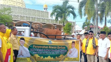 Negeri Tulehu Sambut Golkar Maluku, Penyerahan Hewan Qurban Jadi Simbol Kedekatan Historis dan Sosial