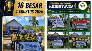 16 Besar Masawoy Cup 2026 Dimulai, Manipa Bersiap Semarakkan Kemerdekaan Lewat Sepak Bola