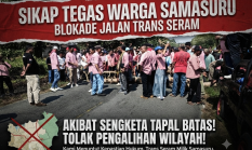 Sikap Tegas Warga Samasuru: Blokade Jalan Trans Seram Akibat Sengketa Tapal Batas