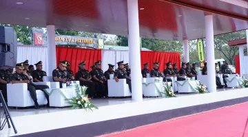 Pangdam Tutup Dikmata TNI AD 2026, Danrem 151/Binaiya Ikut Saksikan Penyumpahan Prajurit Baru