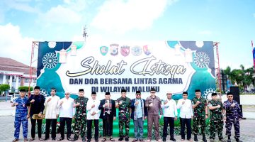 Kemarau Panjang Melanda, Pangdam Pattimura Pimpin Doa Bersama Lintas Agama di Ambon