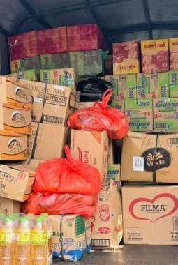 Forum Peduli SBB Berangkatkan Bantuan Tahap I, Ada Beras hingga Peralatan Rumah Tangga