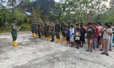 Korem 151/Binaiya Wujudkan Kepedulian Lewat Karya Bakti di Panti Asuhan Santa Maria